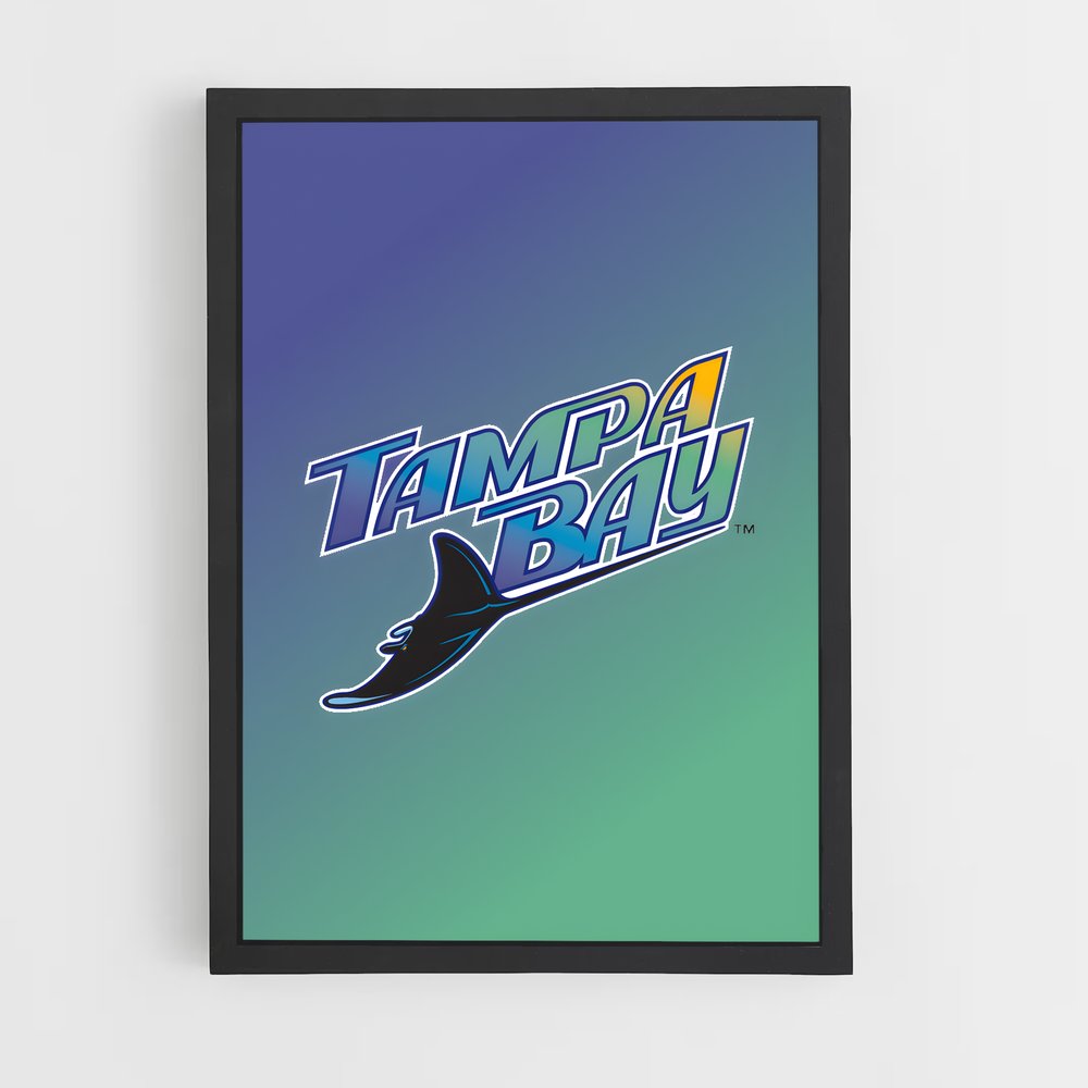 Poster Shark Attack Rays – affiche Baseball (vue 2)